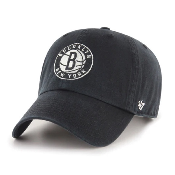 NWT - ‘47 Brand Brooklyn Nets Clean Up Hat, Adjustable Strapback - Picture 1 of 7